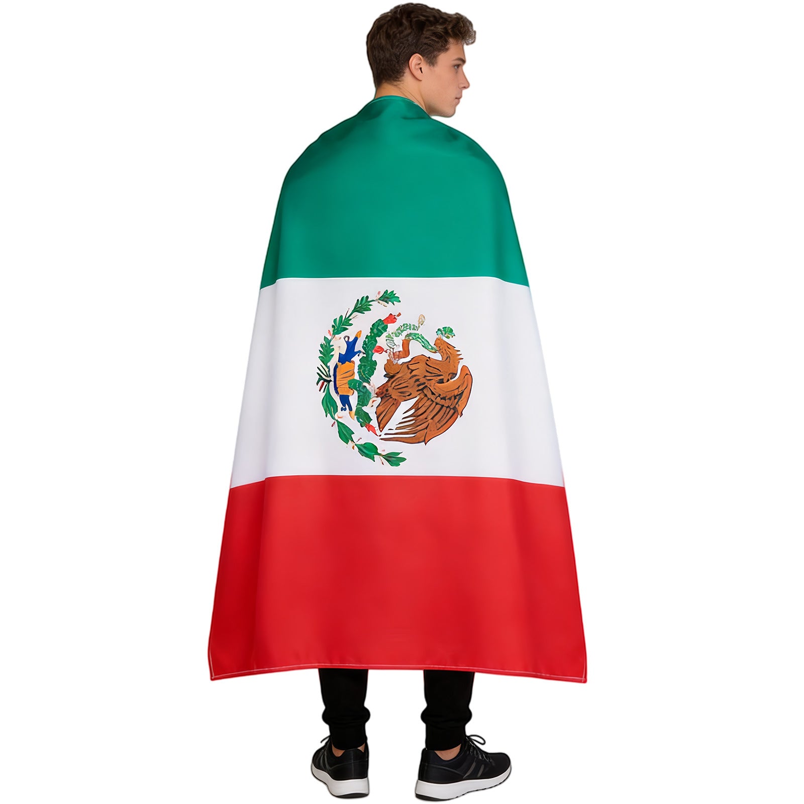 World Cup Football Fan Scarf National Flag Costume Halloween  Mexico Flag Cape