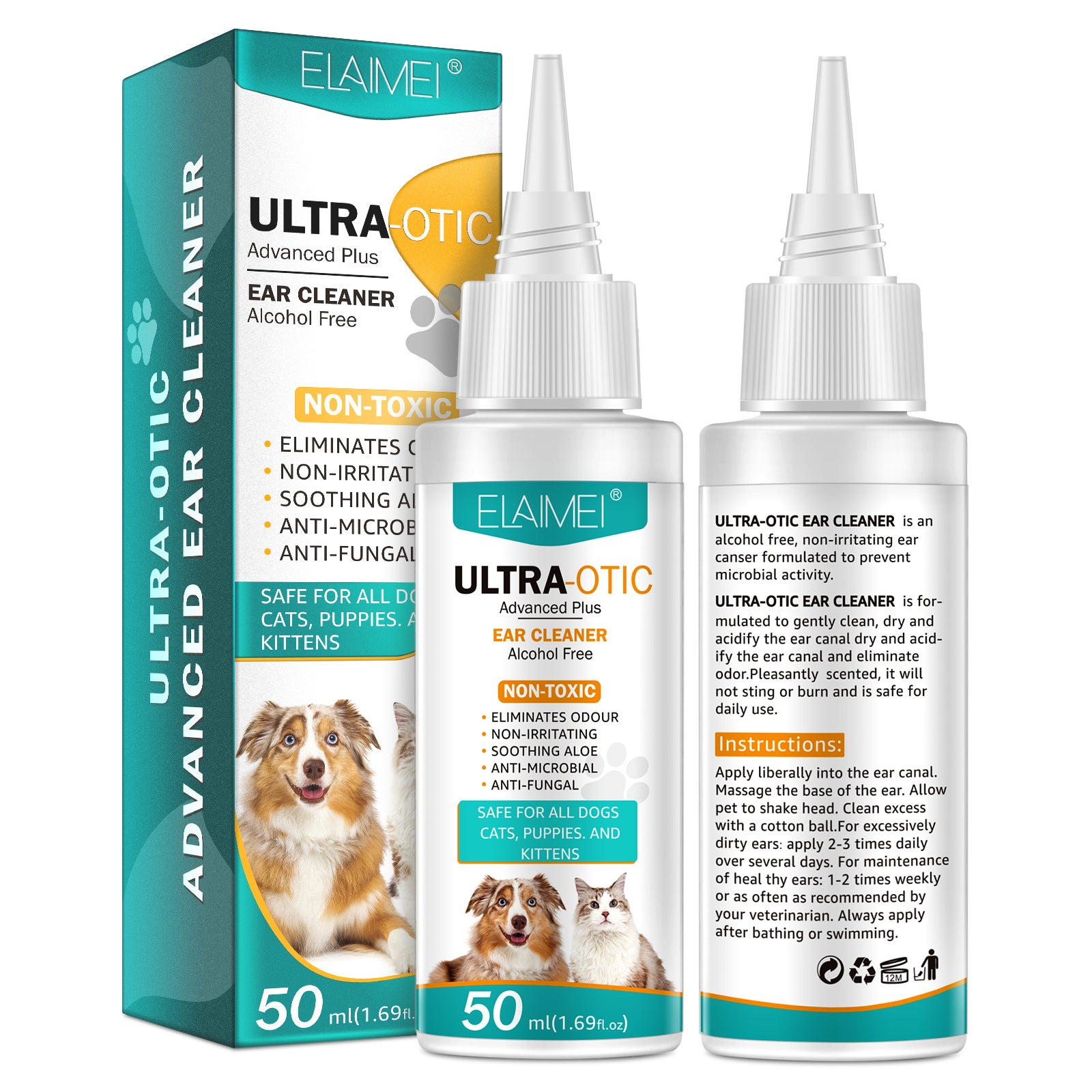 Ohrenreiniger für Haustiere 50ml