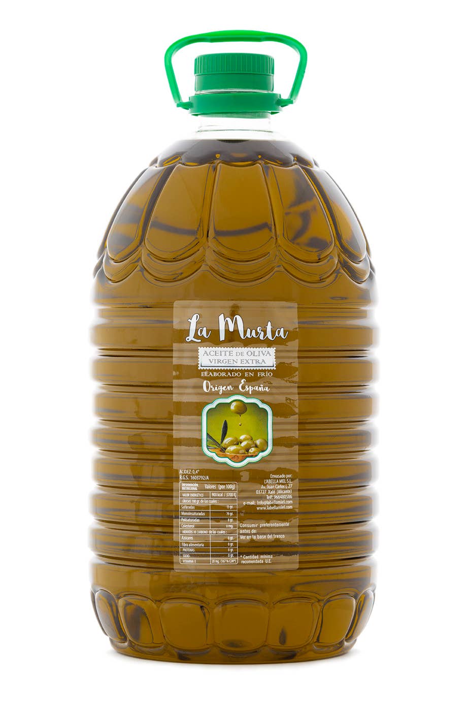 L'ABELLA MIEL - Olio extra vergine di oliva L'Abellamel - Pet - 5000 ml