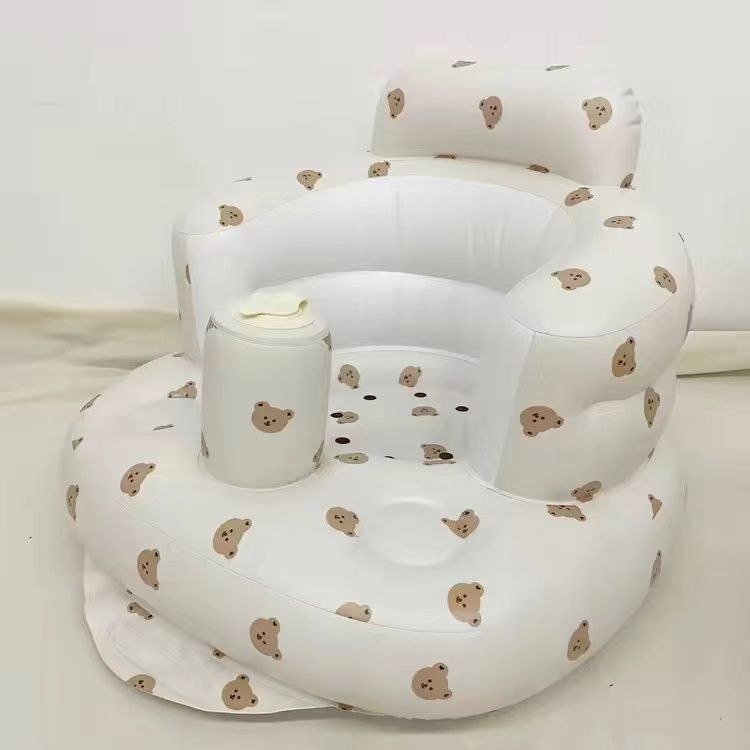 Aufblasbarer Babyhochstuhl zum Essen & Baden