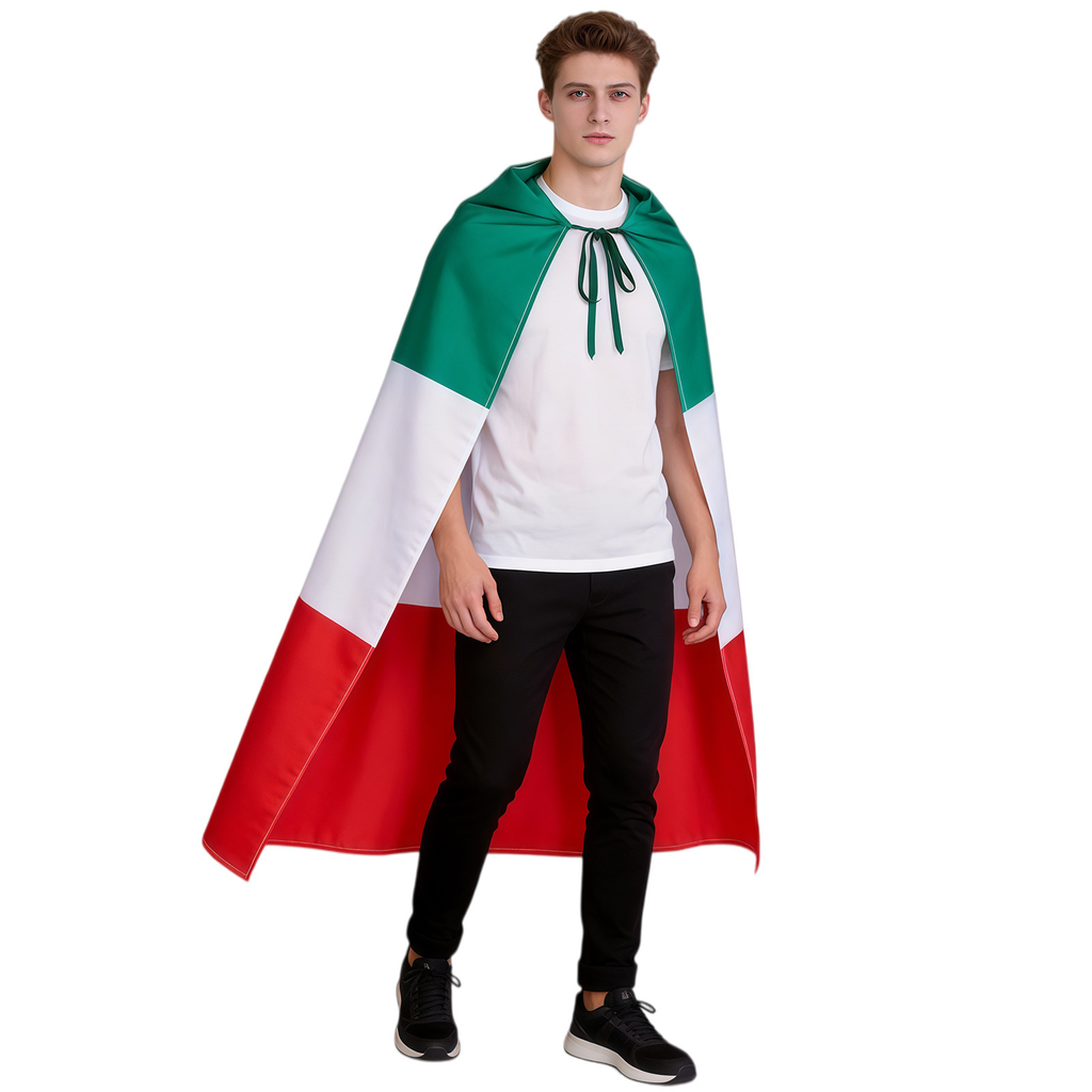 World Cup Football Fan Scarf National Flag Costume Halloween  Mexico Flag Cape