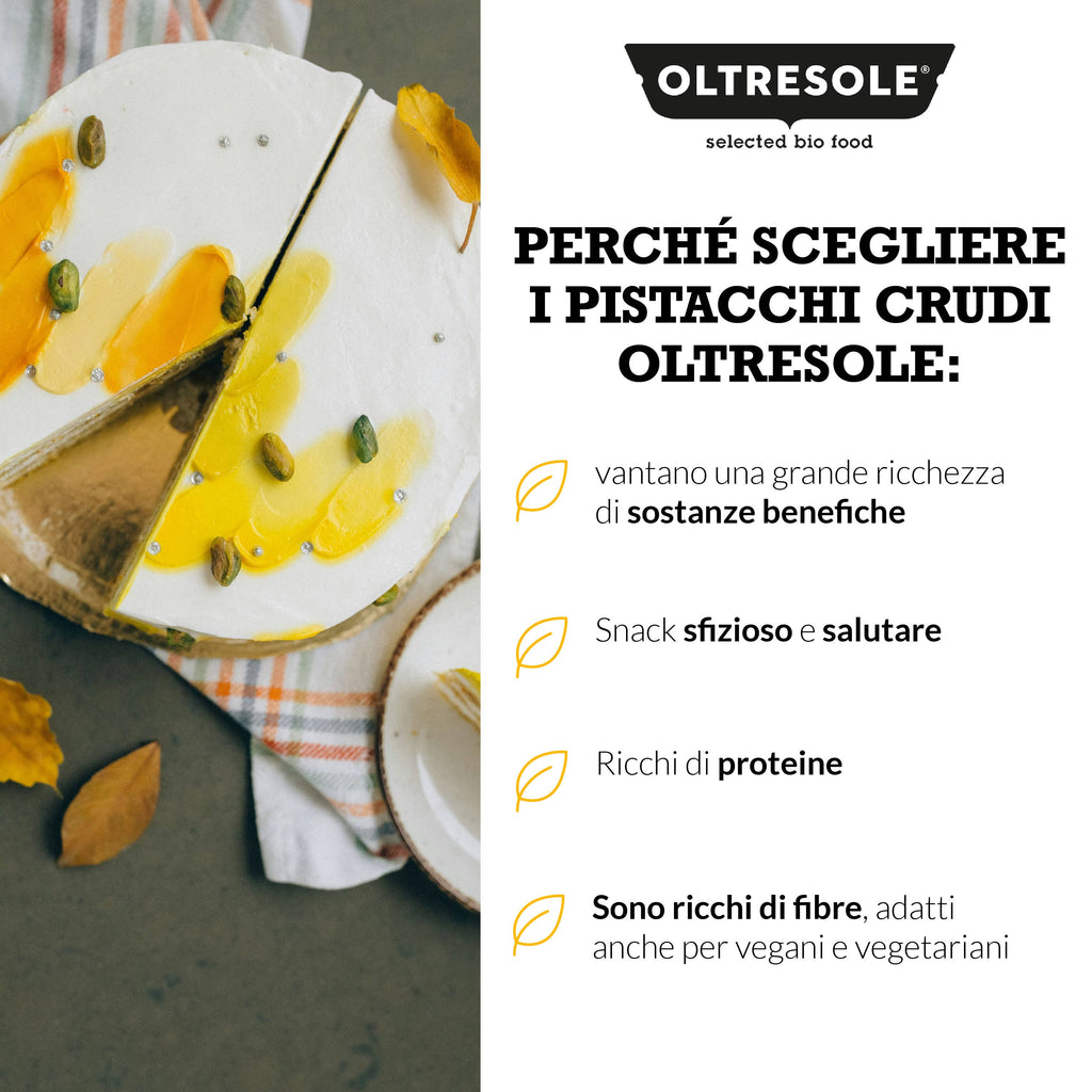 Oltresole - PISTACCHIO CRUDO SGUSCIATO 1 Kg