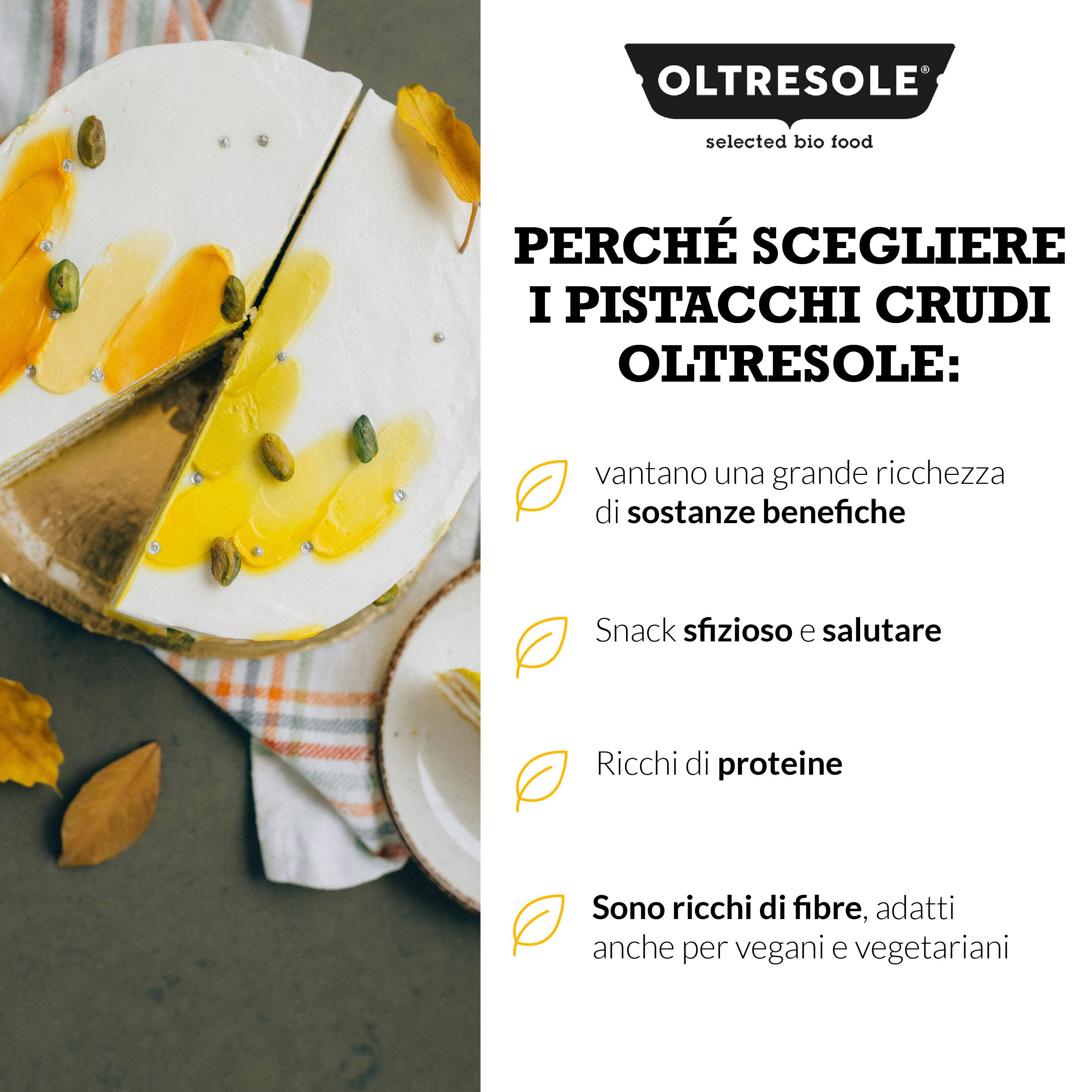 Oltresole - PISTACCHIO CRUDO SGUSCIATO 1 Kg