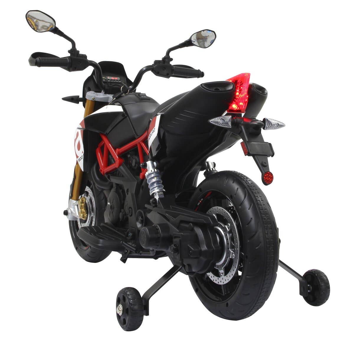 mhw24 - Moto elettrica per bambini Aprilia Dorsoduro 900 12V