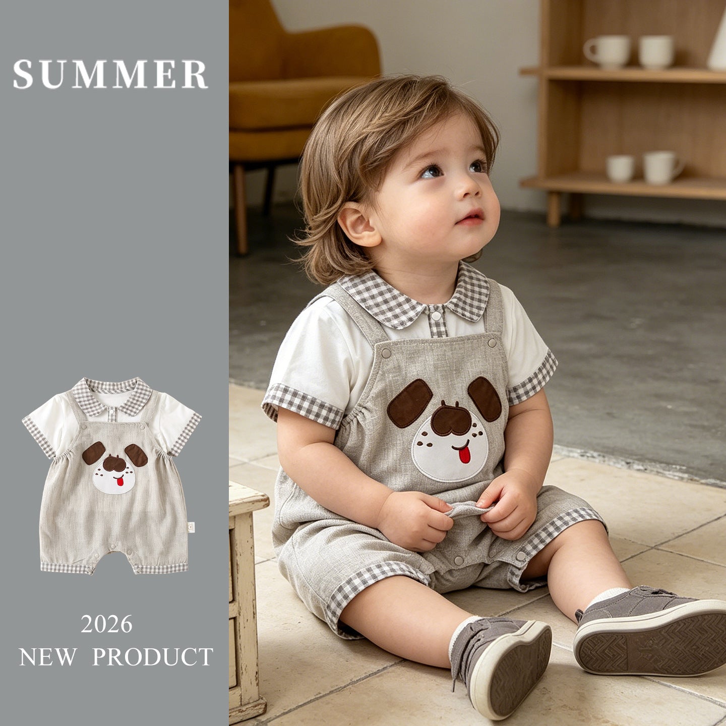 Baby Cute Overalls Romper