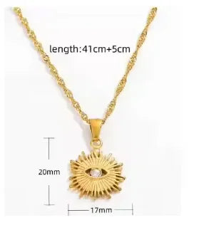 Stainless Steel Creative Steel Ball Chain Necklace