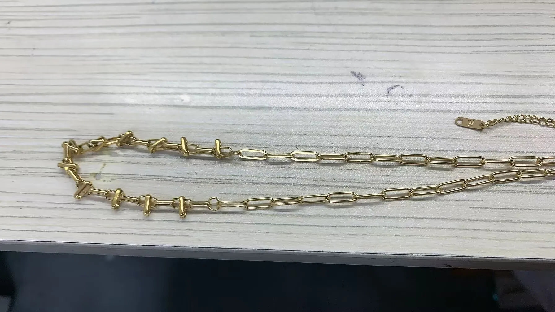 Stainless Steel Creative Steel Ball Chain Necklace
