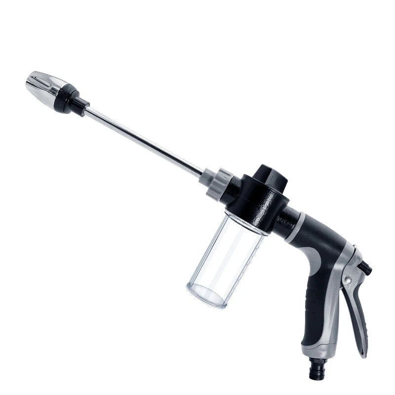 Portable High-Pressure Water Gun Adjustable Metal Cleaning Car Wash Machine Garden Watering Hose Nozzle Sprinkler Foam Water Gun