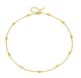 Stainless Steel Creative Steel Ball Chain Necklace