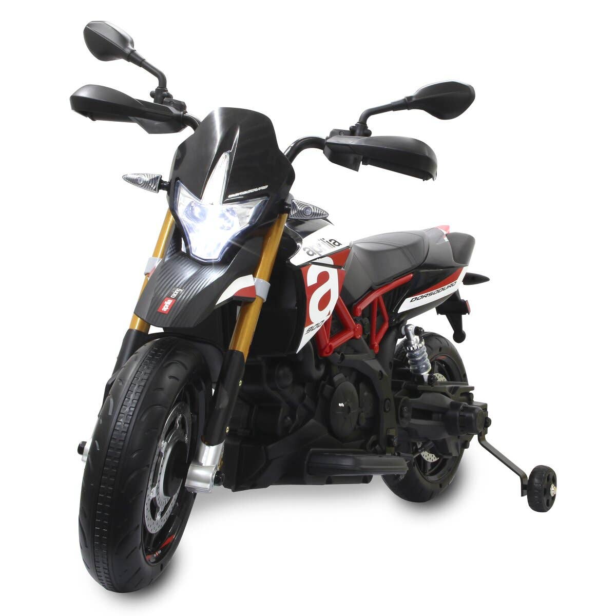 mhw24 - Moto elettrica per bambini Aprilia Dorsoduro 900 12V