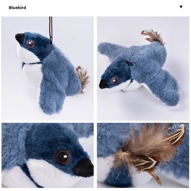 Flatternder Vogel Katzenspielzeug
