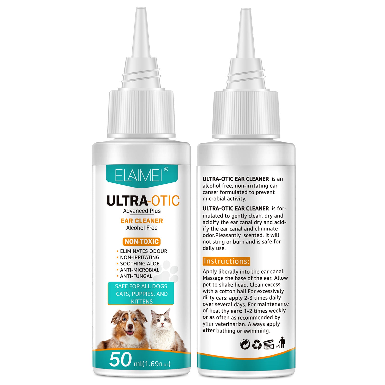 Ohrenreiniger für Haustiere 50ml