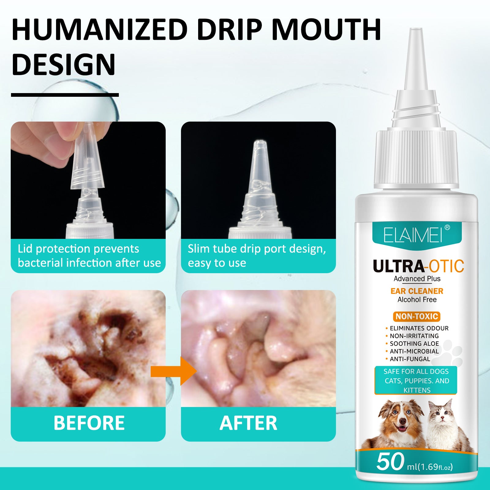 Ohrenreiniger für Haustiere 50ml