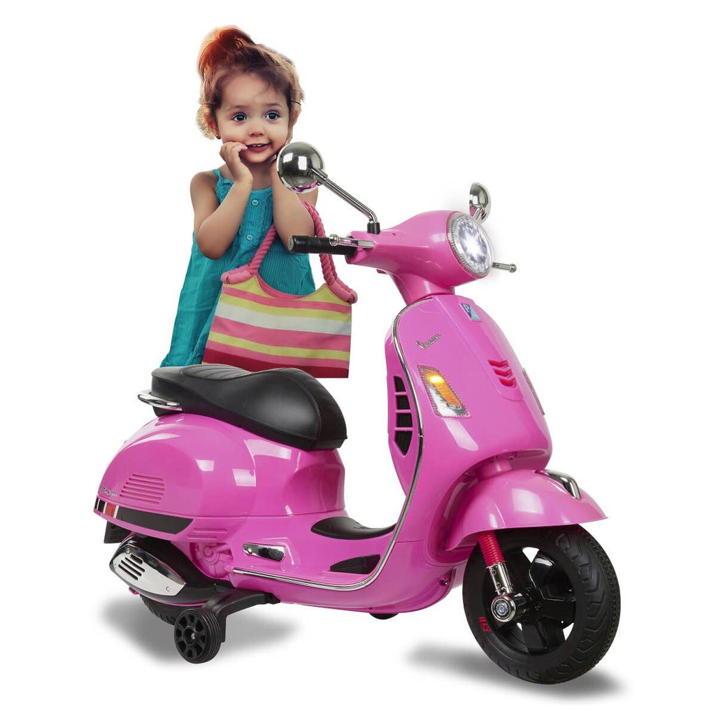 mhw24 - Vespa GTS 125 rosa 12V con conducente