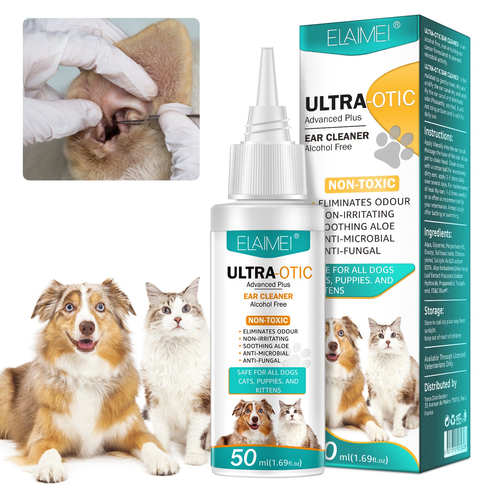 Ohrenreiniger für Haustiere 50ml